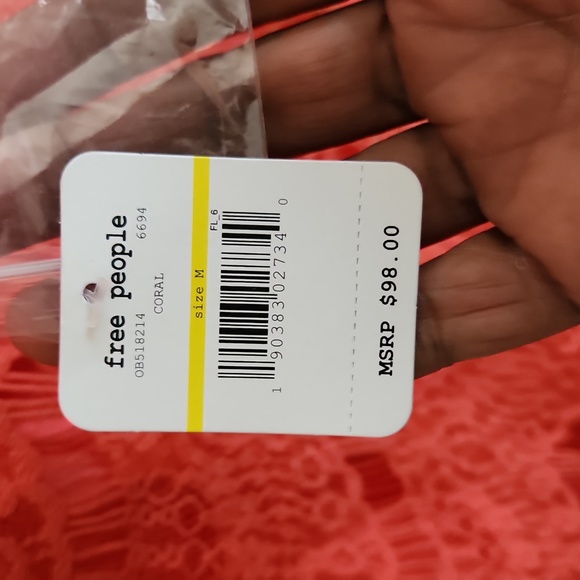 Free People daydream lace slip dress size medium nwt - Picture 3 of 8